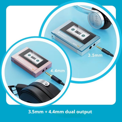 Snowsky Echo Mini Portable Hifi Music Player MP3 Bluetooth Walkman with 15H Playback 3.5Mm/4.4Mm Dual Output