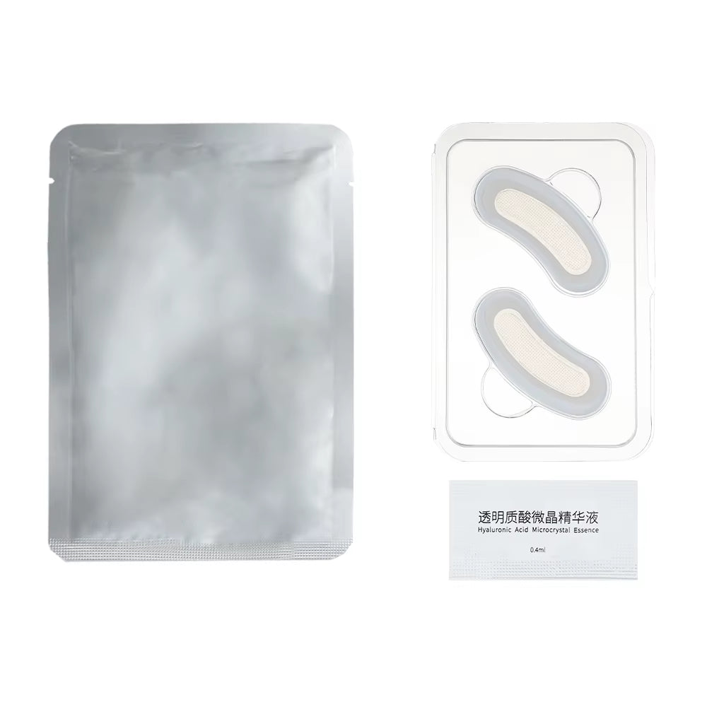 Hyaluronic Acid Microneedle Eye Patches Mask for anti Aging Dark Circles Moisturizing under Eye Gel Pads Skin Care