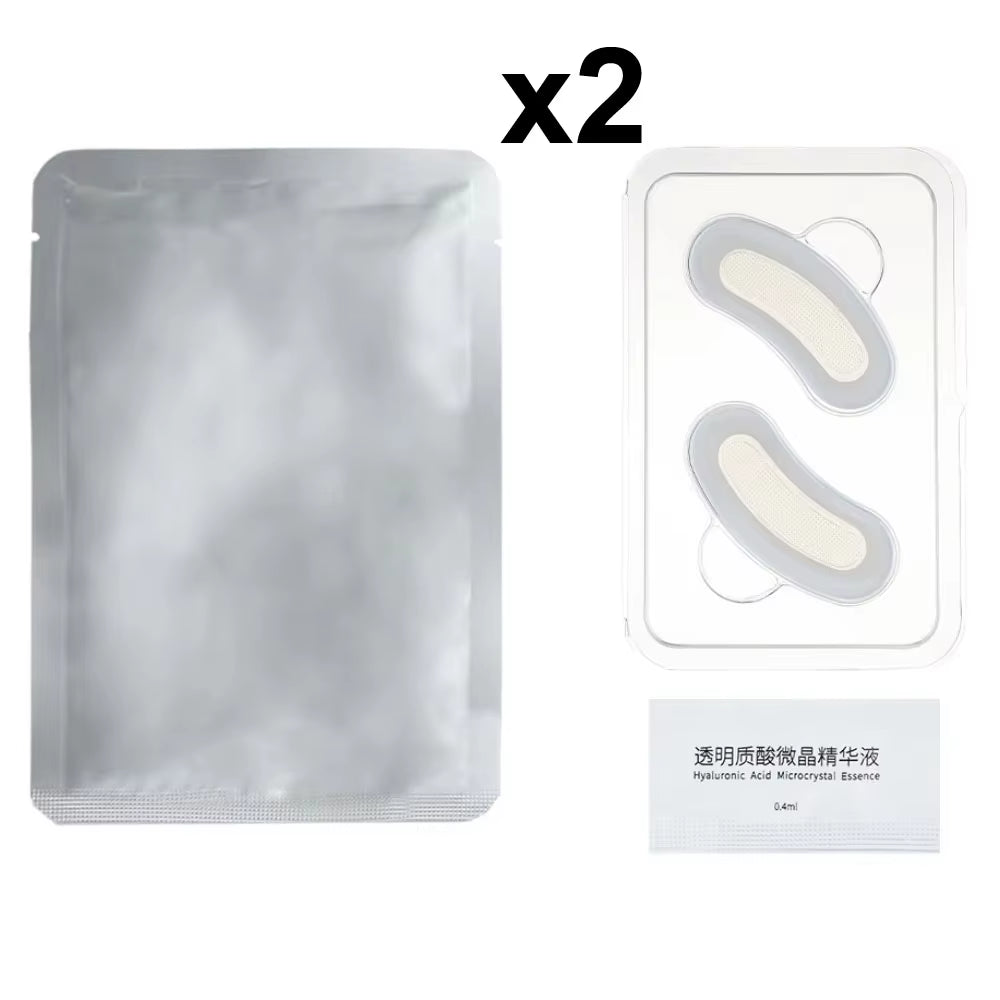 Hyaluronic Acid Microneedle Eye Patches Mask for anti Aging Dark Circles Moisturizing under Eye Gel Pads Skin Care