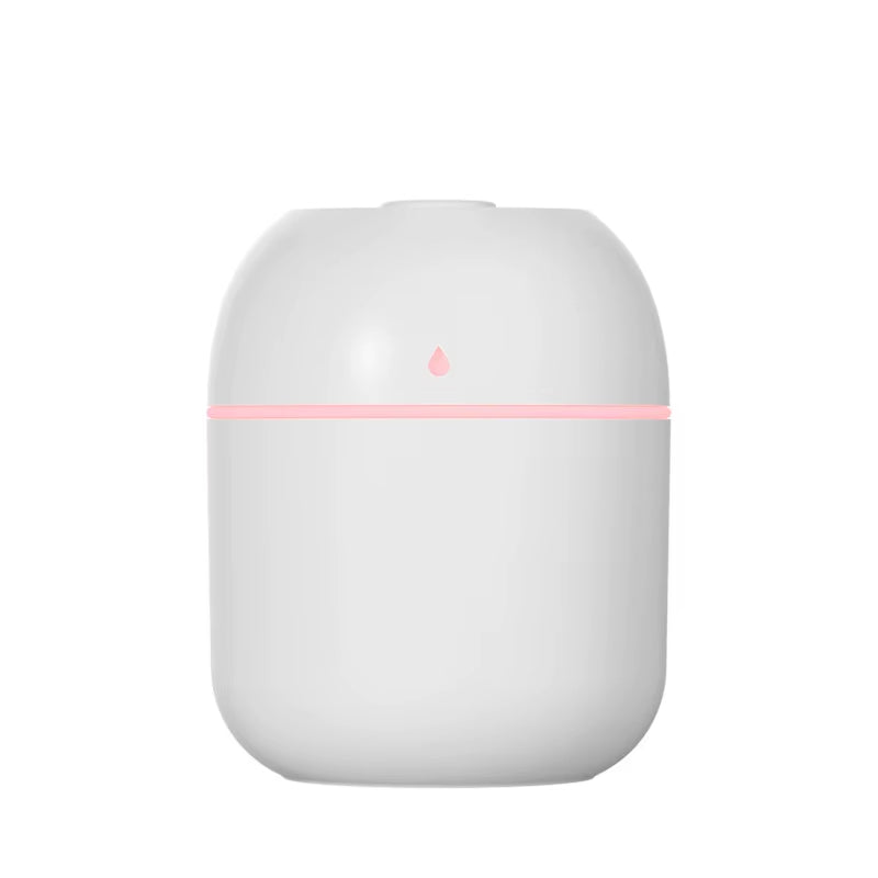 ABS Water Drop 220ML Small Air Humidifiers for Home with 1M USB 6-10H Spray Diffuser Aroma Essential Mist Maker Colorful Light