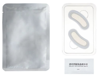 Hyaluronic Acid Microneedle Eye Patches Mask for anti Aging Dark Circles Moisturizing under Eye Gel Pads Skin Care